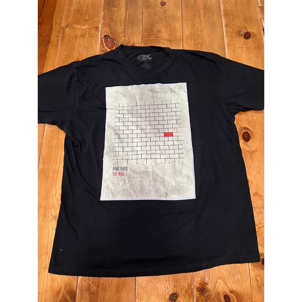 Pink Floyd The Wall Graphic T-Shirt Mens 2XL Black Short Sleeve Rock Band Tee